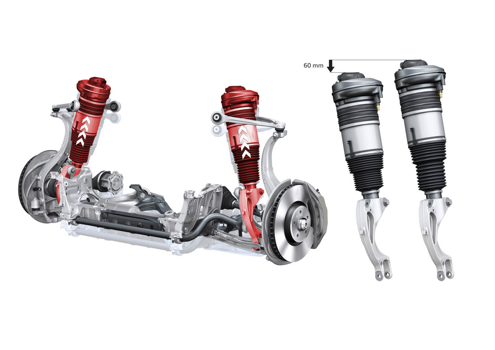 Audi A6/A7 (4G/C7) sänkning – Air Suspension Control module (ASC)